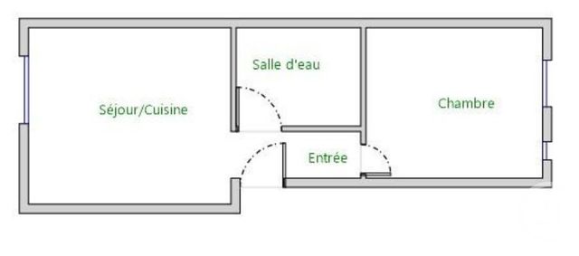 Appartement F1 à vendre - 2 pièces - 22.36 m2 - PARIS - 75017 - ILE-DE-FRANCE - Century 21 Patrimoine 17