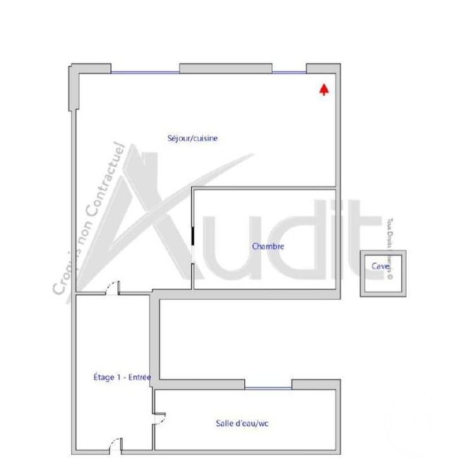 Appartement Studio à vendre - 1 pièce - 33.33 m2 - PARIS - 75017 - ILE-DE-FRANCE - Century 21 Patrimoine 17