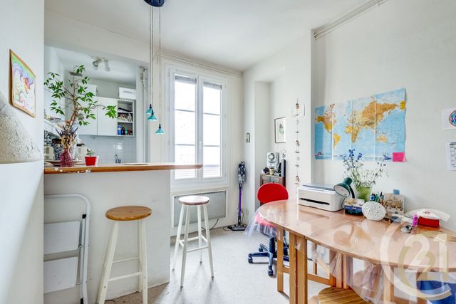 Appartement F2 à vendre - 2 pièces - 28.01 m2 - PARIS - 75017 - ILE-DE-FRANCE - Century 21 Patrimoine 17