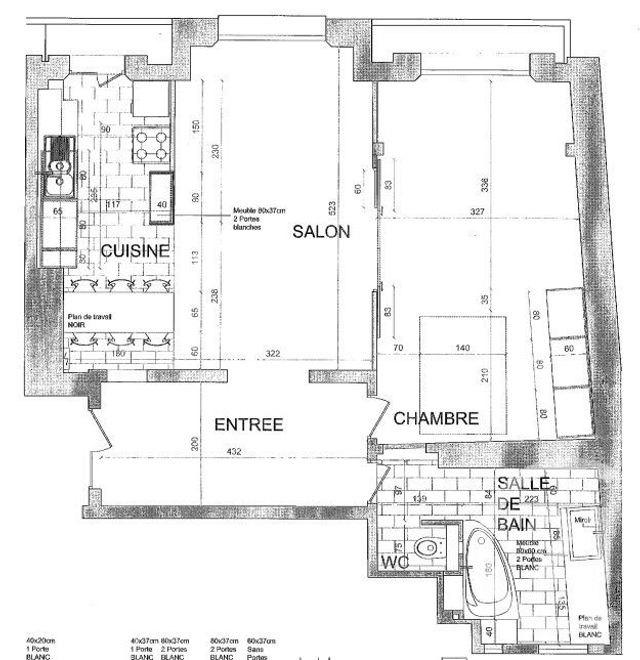 Appartement F1 à vendre - 2 pièces - 64.13 m2 - PARIS - 75017 - ILE-DE-FRANCE - Century 21 Patrimoine 17